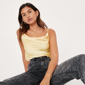 Nasty Gal - Cowl Neck Satin Cami